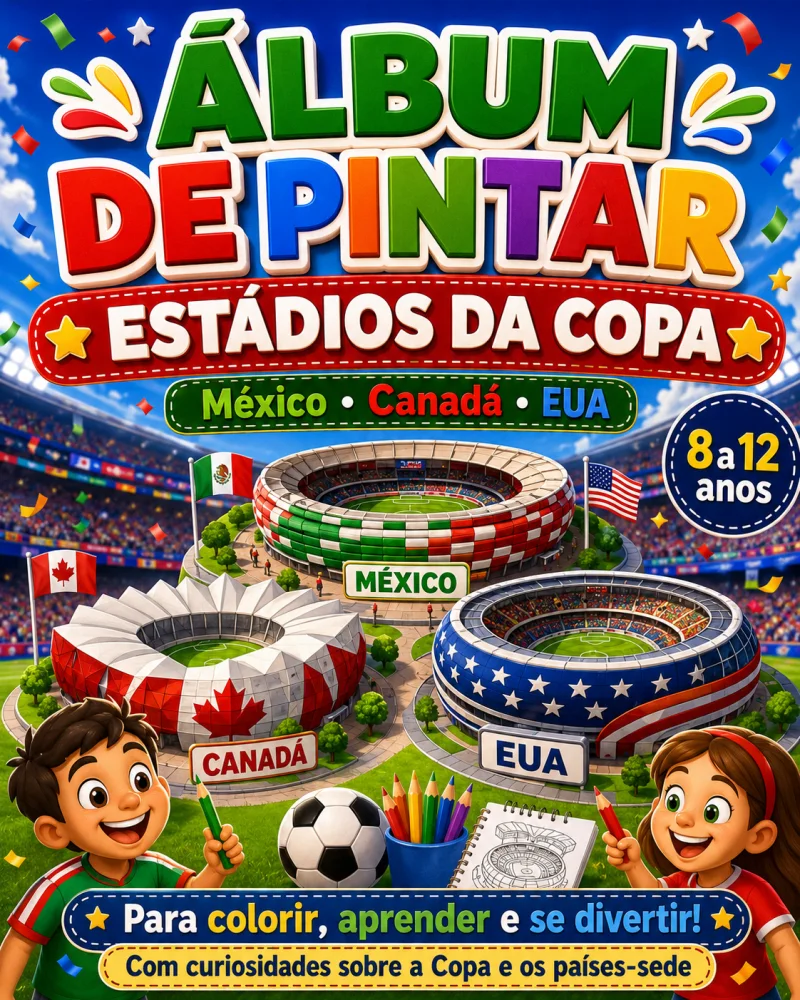 Capa do álbum Estádios da Copa