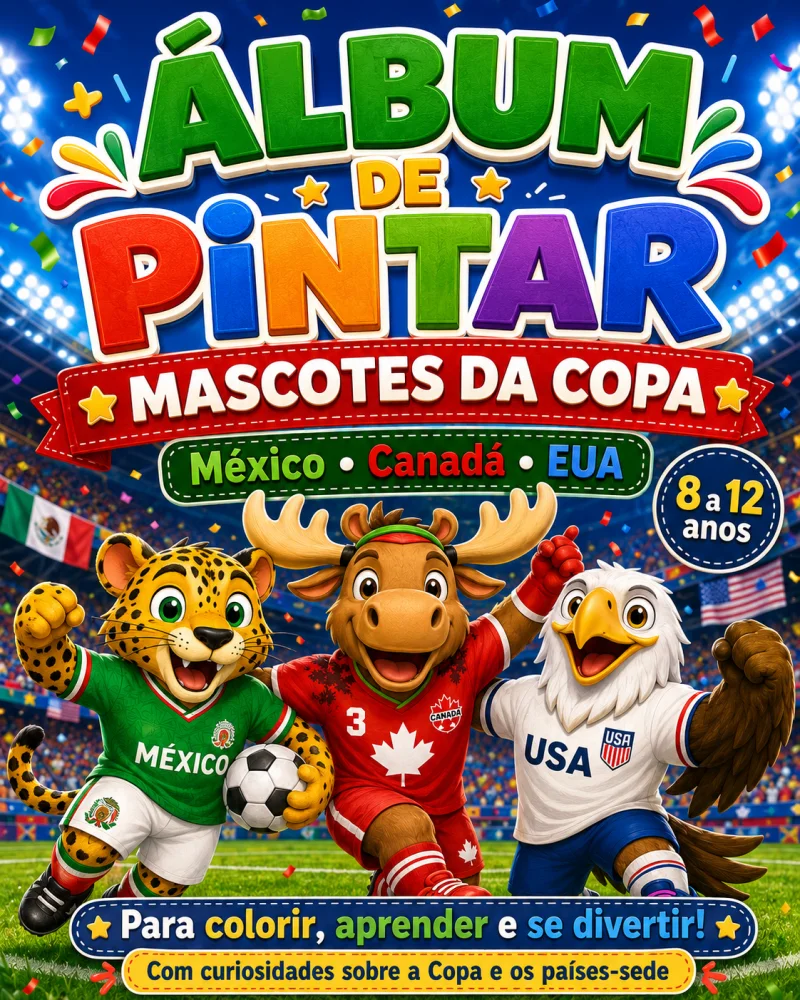 Capa do álbum Mascotes da Copa